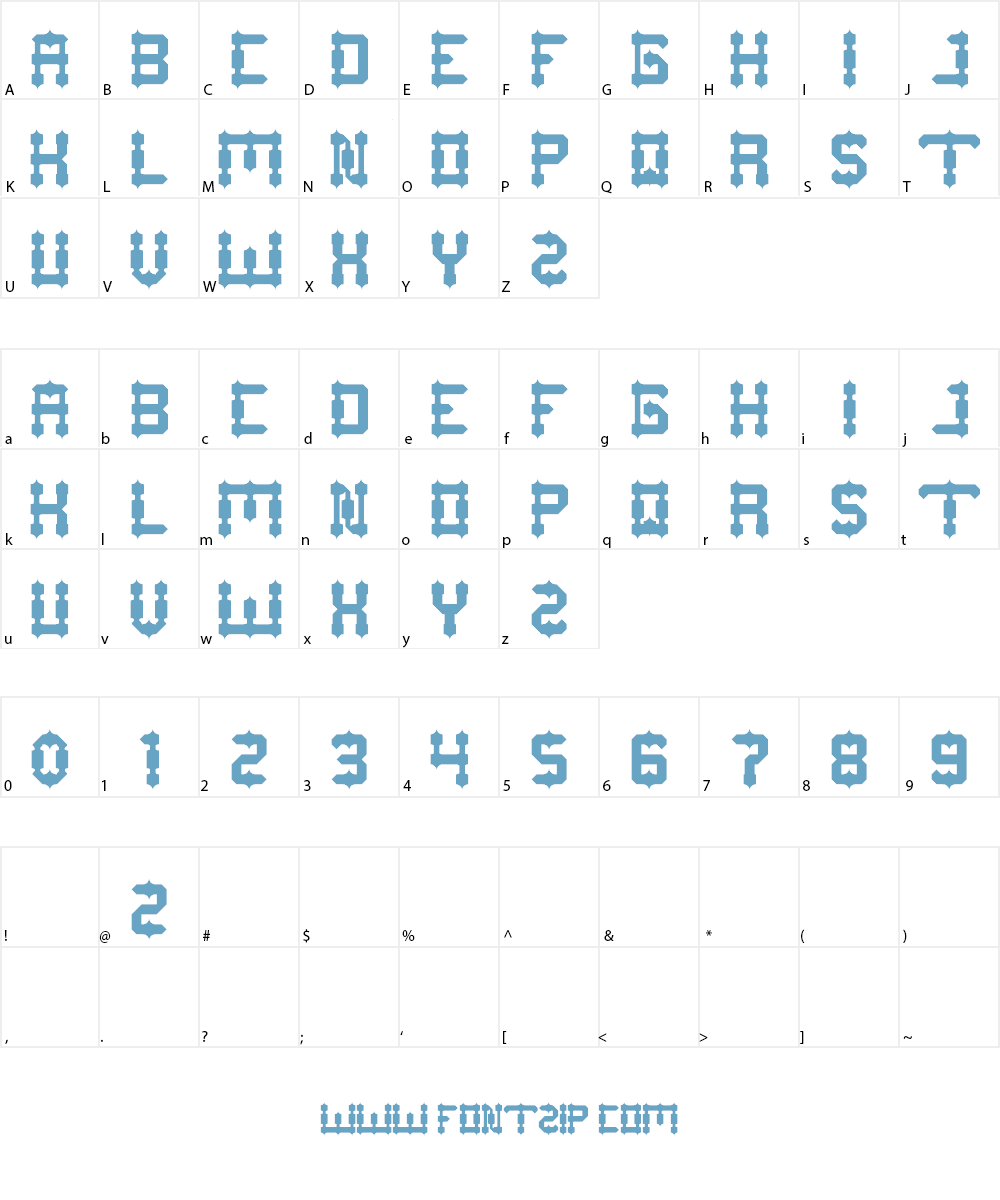 DRAKO HEART Font Character